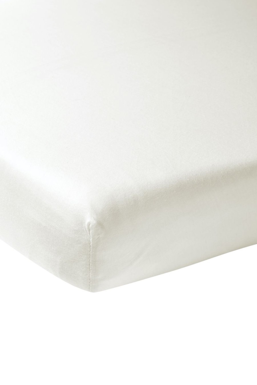 Slapen Meyco Baby | Hoeslaken Twijfelaar Uni - Warm White - 120X200Cm