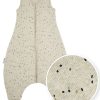 Slapen Meyco Baby | Baby Winter Slaapoverall Jumper Rib Mini Spot - Sand Melange - 104Cm