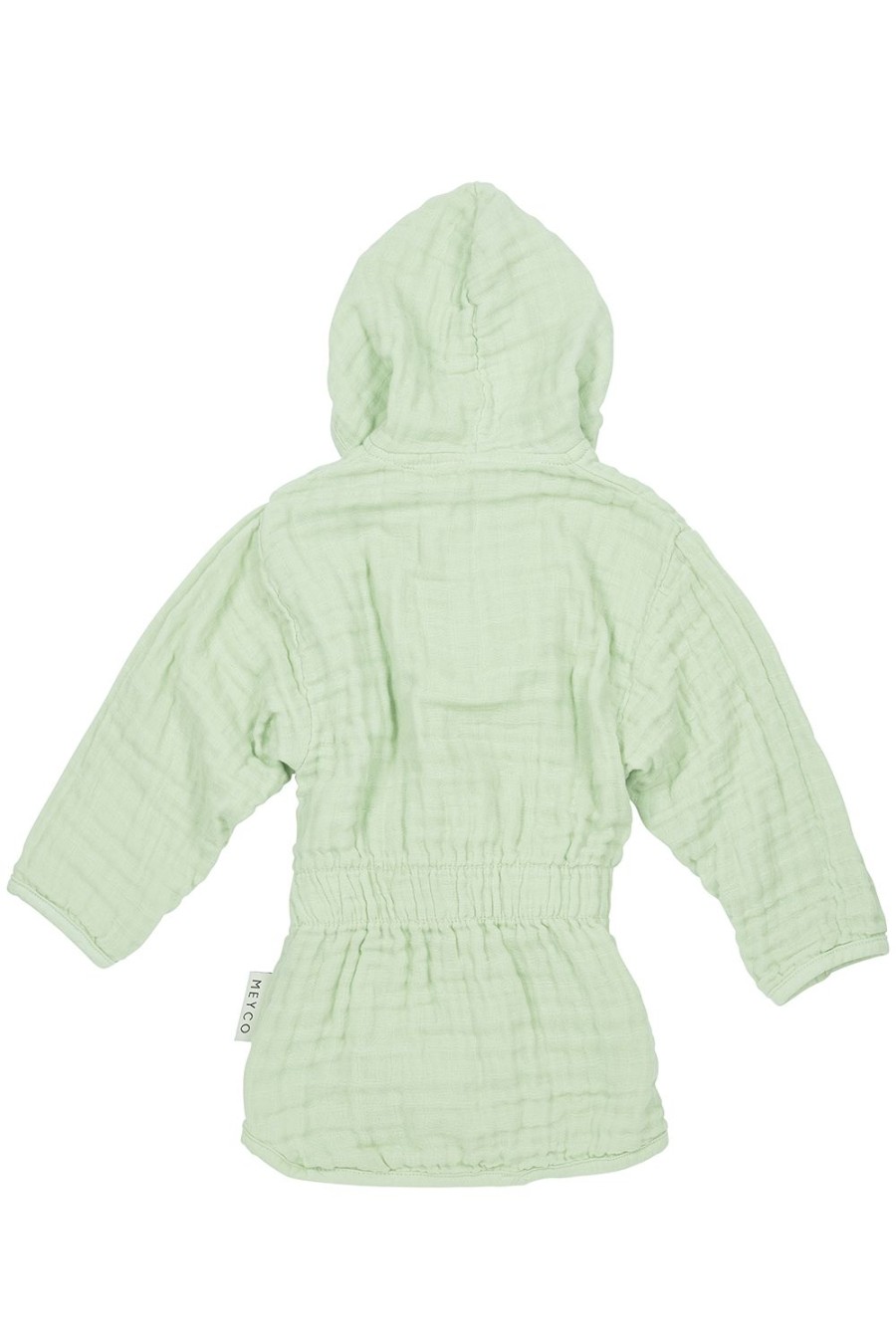 Verzorgen Meyco Baby | Badjas Pre-Washed Hydrofiel Uni - Soft Green - 98/104