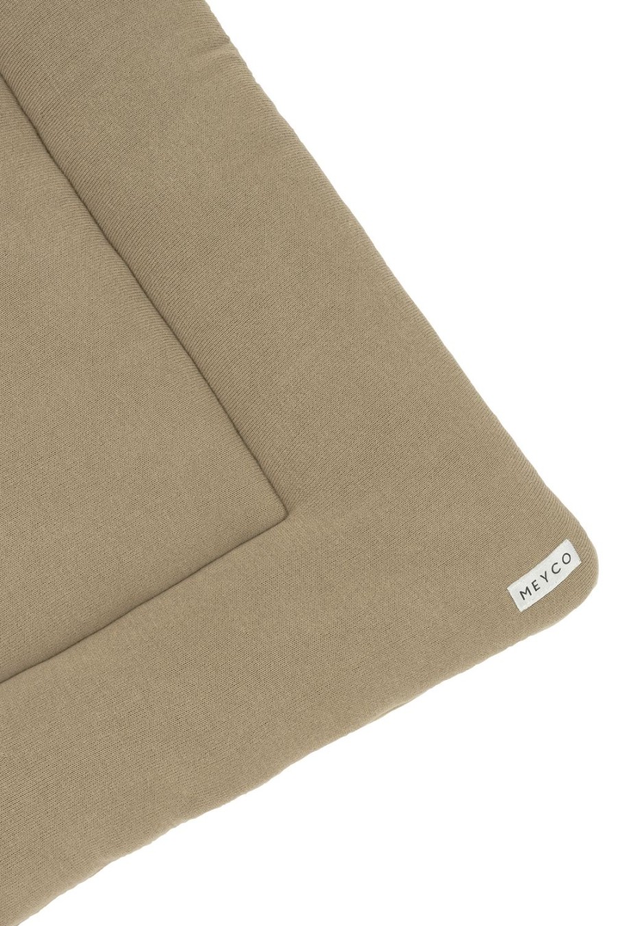 Thuis Meyco Baby | Boxkleed Knit Basic Velvet - Taupe - 77X97Cm