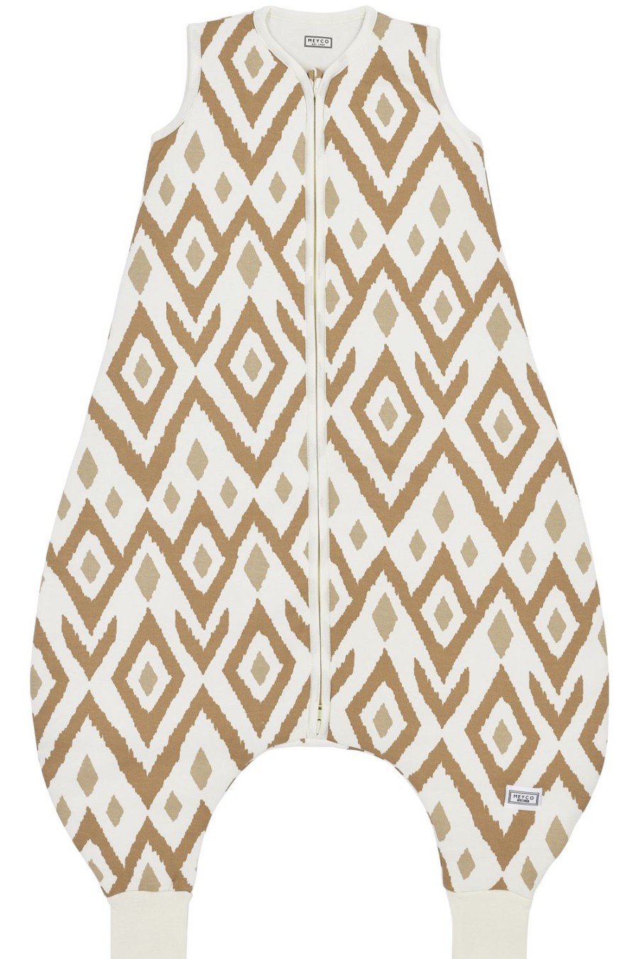 Slapen Meyco Baby | Baby Winter Slaapoverall Jumper Ikat - Sand - 104Cm