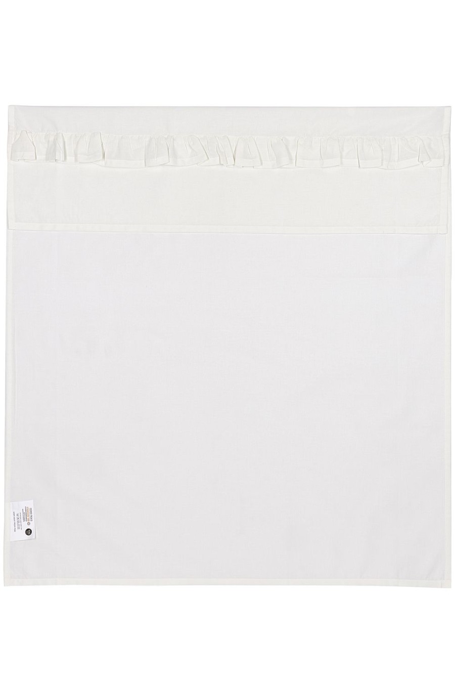 Slapen Meyco Baby | Wieglaken Ruffle - Offwhite - 75X100Cm