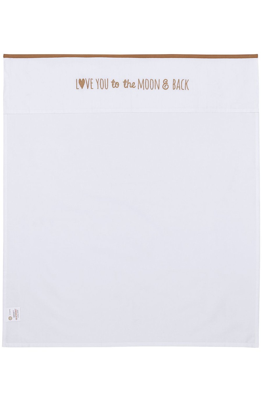 Slapen Meyco Baby | Wieglaken Love You To The Moon & Back - Toffee - 75X100Cm