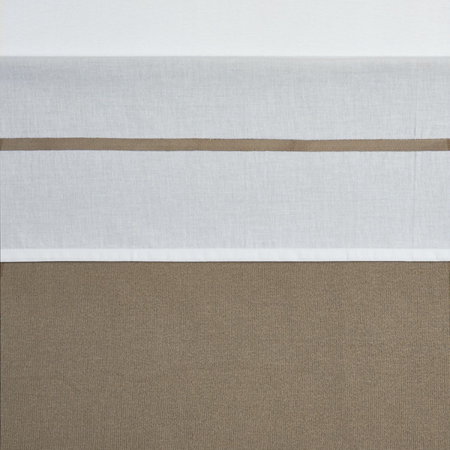 Slapen Meyco Baby | Ledikant Laken Bies - Taupe - 100X150Cm