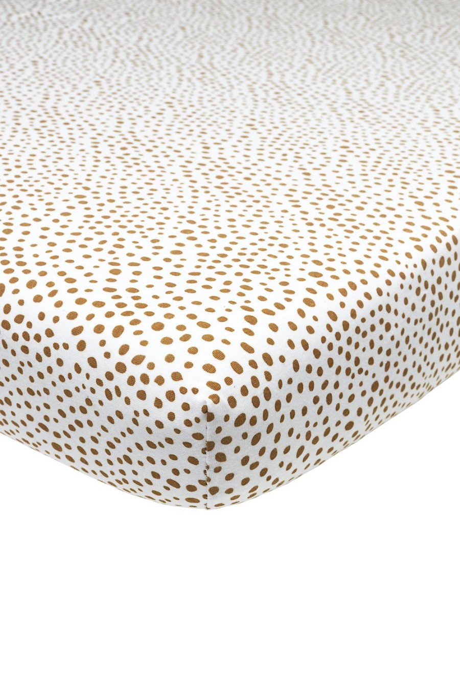 Thuis Meyco Baby | Hoeslaken Boxmatras Cheetah - Camel - 75X95Cm