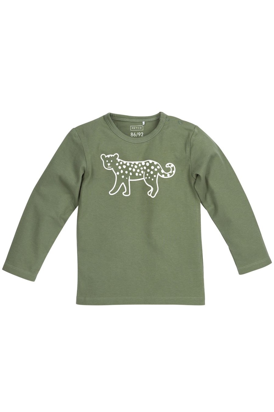 Slapen Meyco Baby | Pyjama 2-Pack Cheetah - Forest Green - 110/116