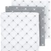 Verzorgen Meyco Baby | Hydrofiele Doeken 3-Pack Louis - Grey - 70X70Cm