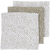 Verzorgen Meyco Baby | Hydrofiele Doeken 3-Pack Cheetah - Taupe - 70X70Cm