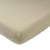 Slapen Meyco Baby | Hoeslaken Ledikant Uni - Taupe - 60X120Cm