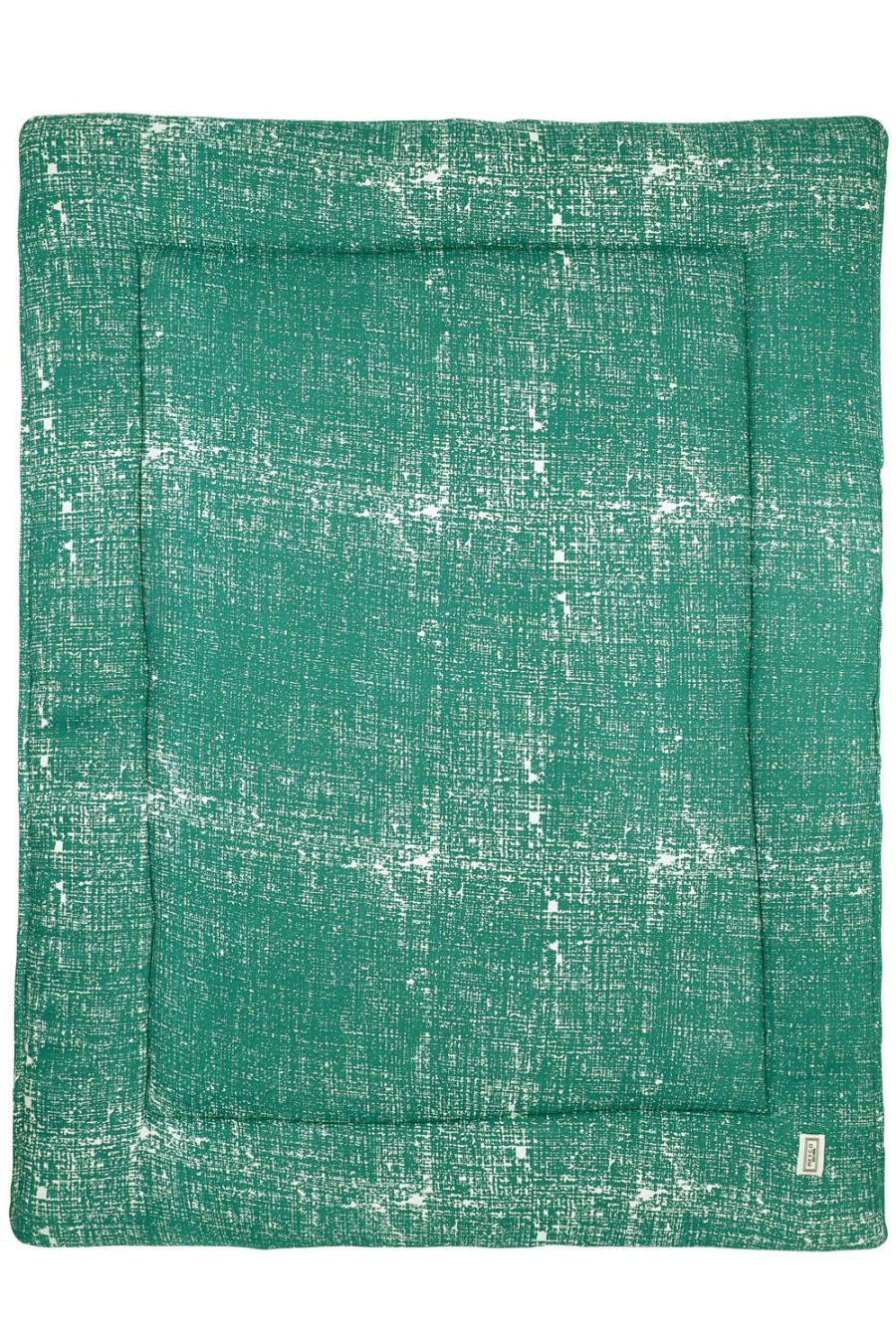 Thuis Meyco Baby | Boxkleed Fine Lines - Emerald Green - 77X97Cm