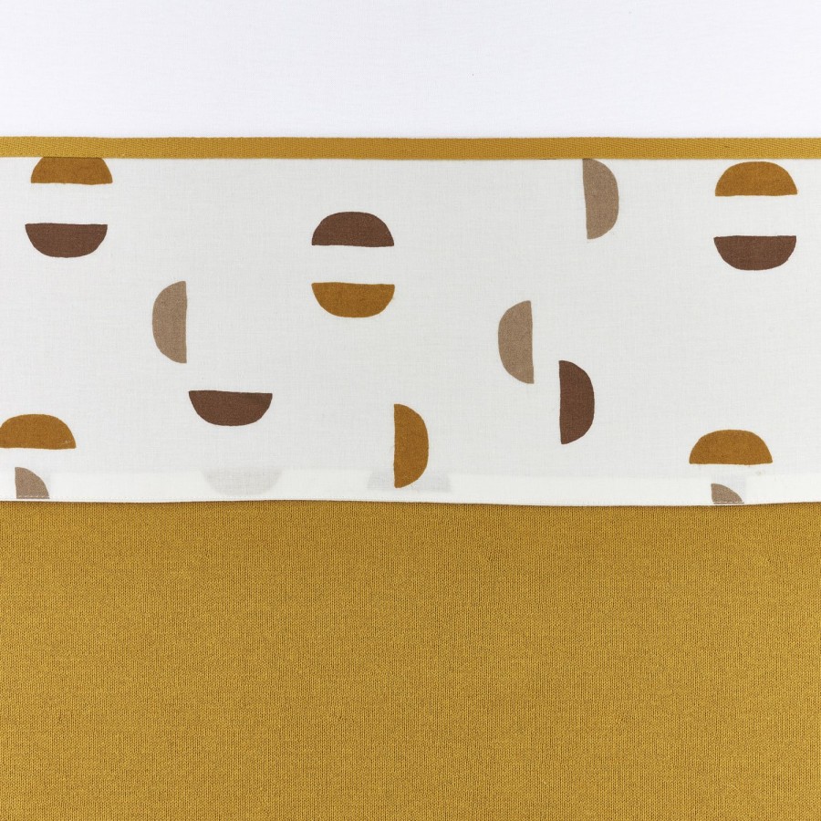 Slapen Meyco Baby | Wieglaken Shapes - Honey Gold - 75X100Cm