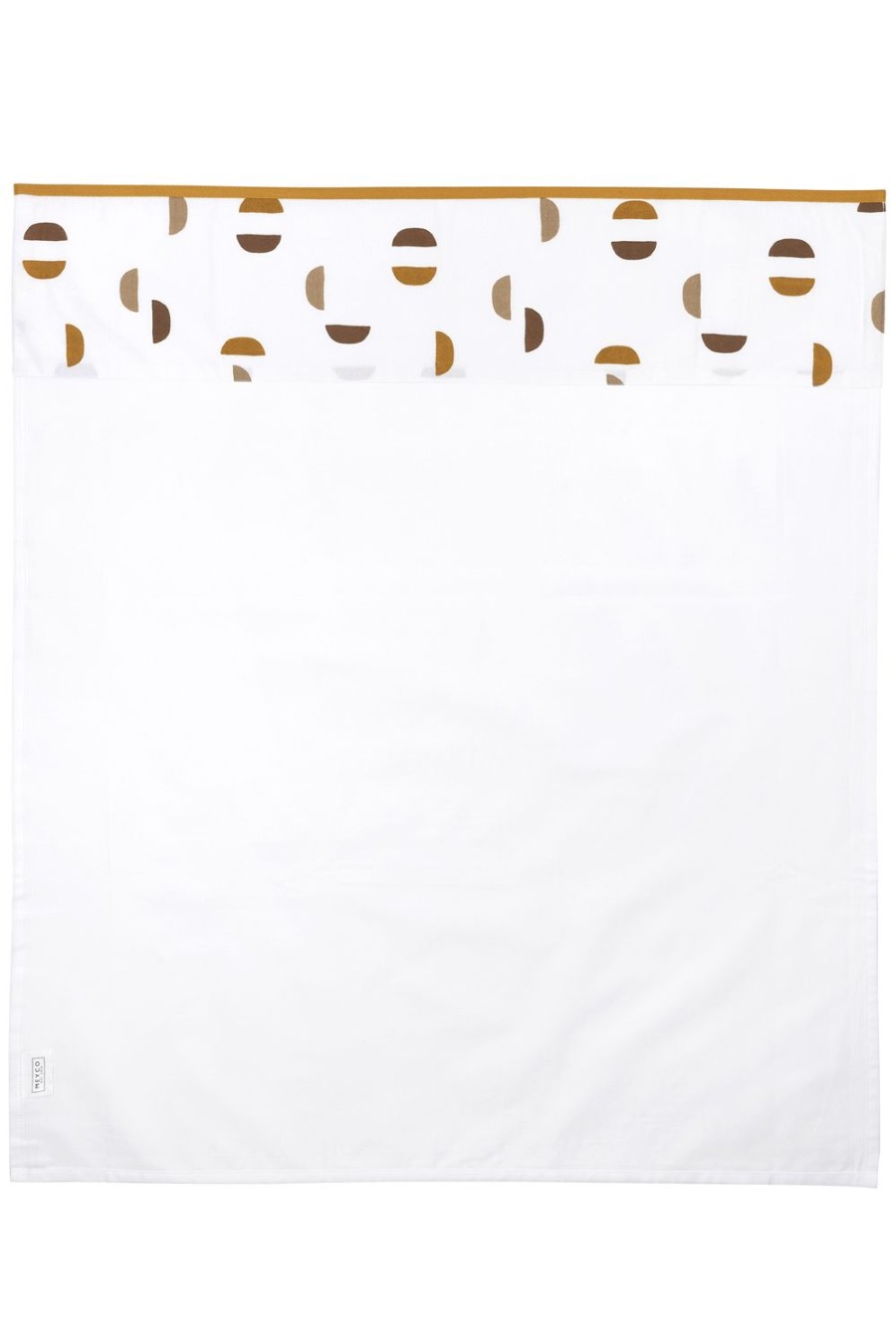 Slapen Meyco Baby | Wieglaken Shapes - Honey Gold - 75X100Cm