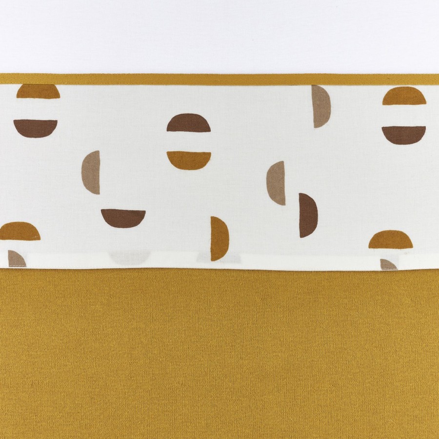 Slapen Meyco Baby | Ledikant Laken Shapes - Honey Gold - 100X150Cm