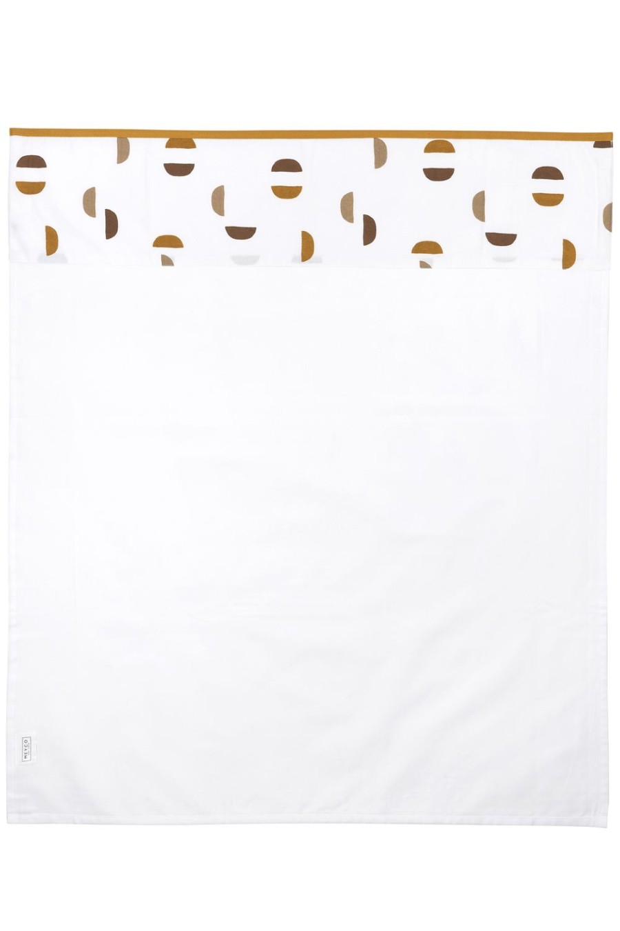 Slapen Meyco Baby | Ledikant Laken Shapes - Honey Gold - 100X150Cm