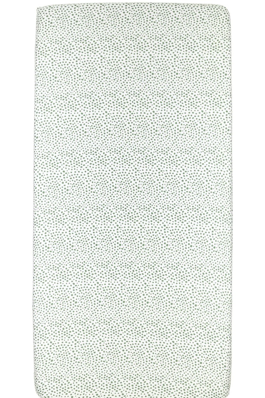 Thuis Meyco Baby | Hoeslaken Boxmatras Cheetah - Forest Green - 75X95Cm