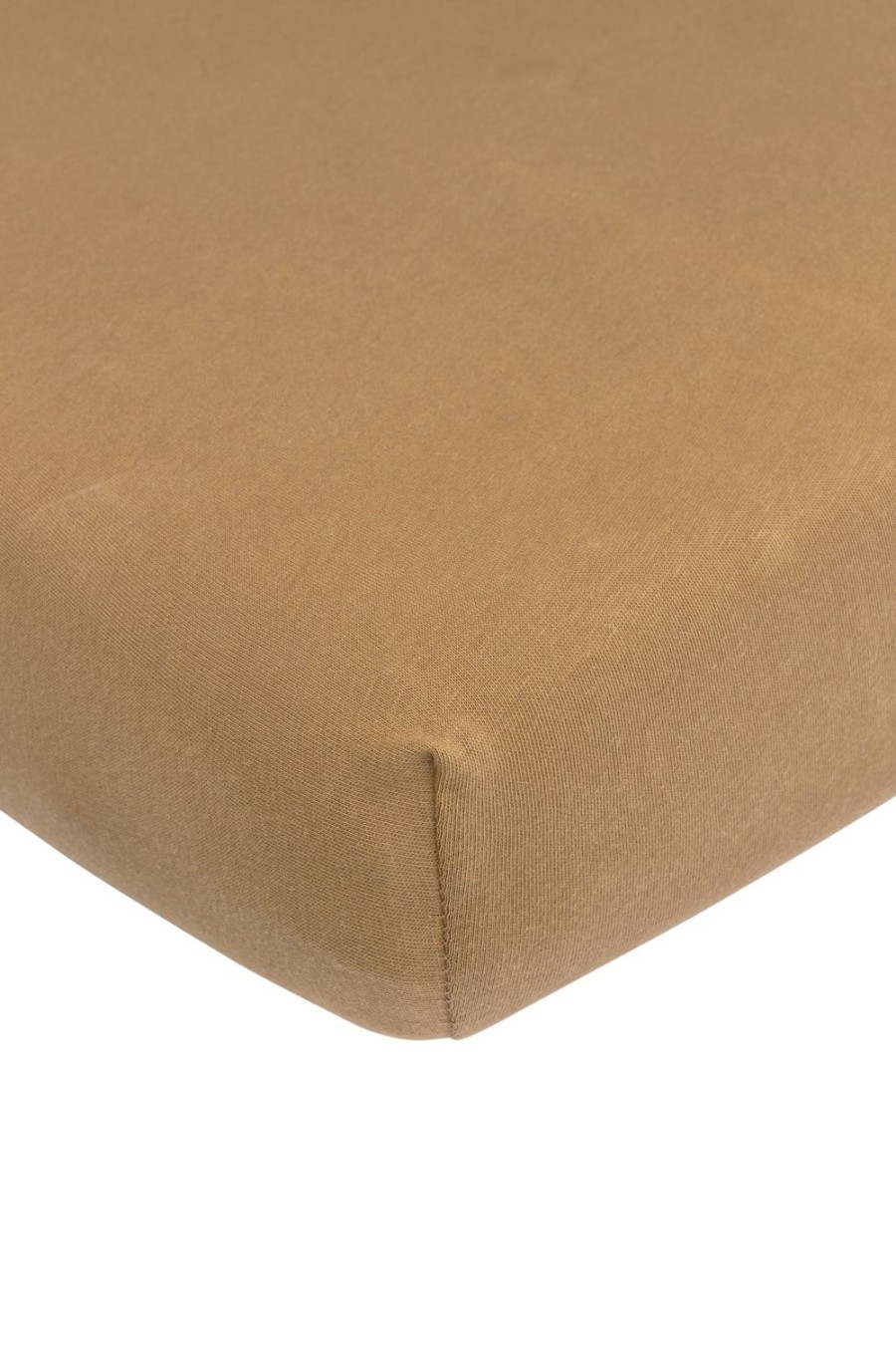 Slapen Meyco Baby | Hoeslaken Eenpersoonsbed Uni - Toffee - 90X210/220Cm