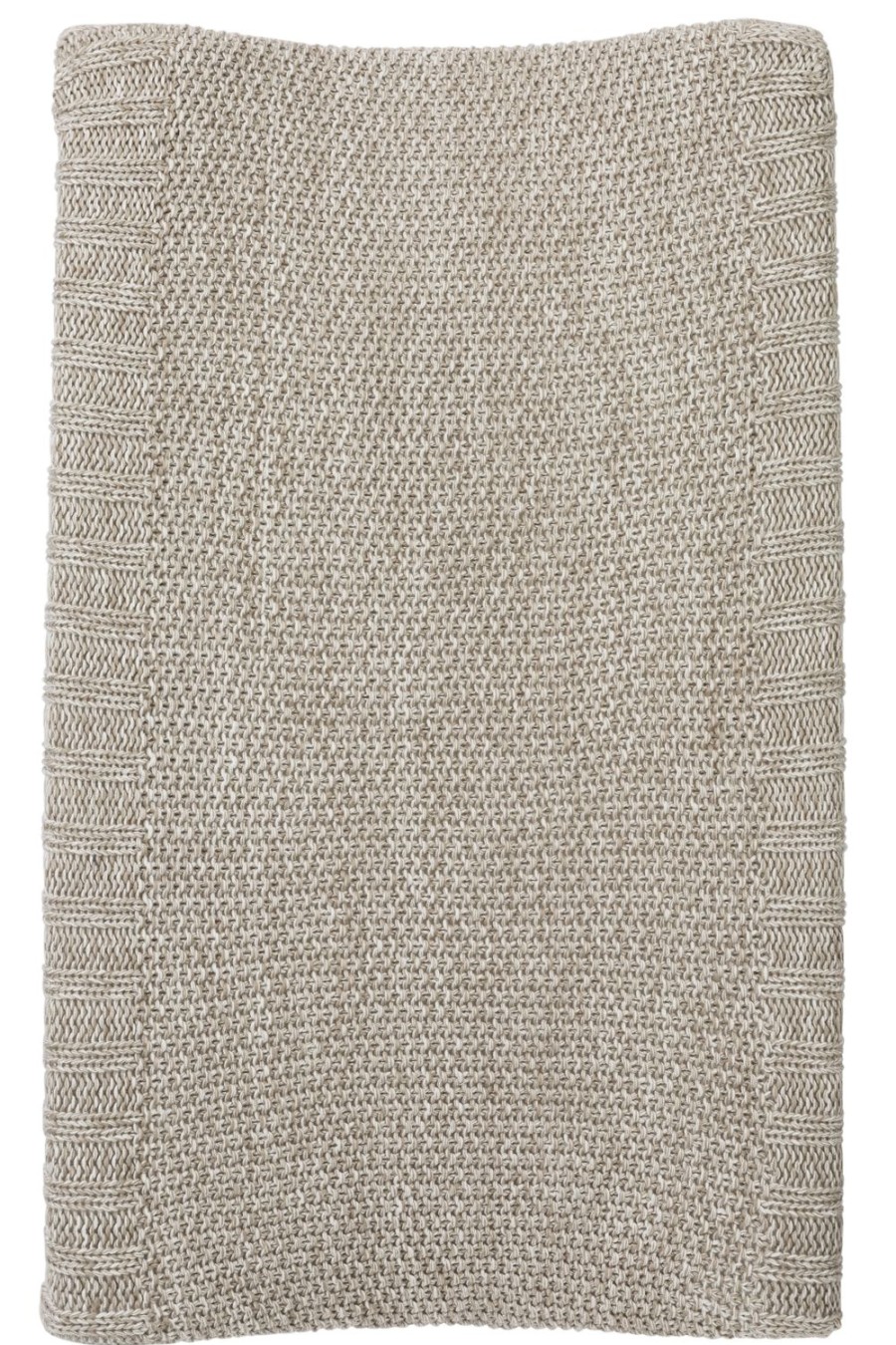 Verzorgen Meyco Baby | Aankleedkussenhoes Relief Mixed - Sand - 50X70Cm