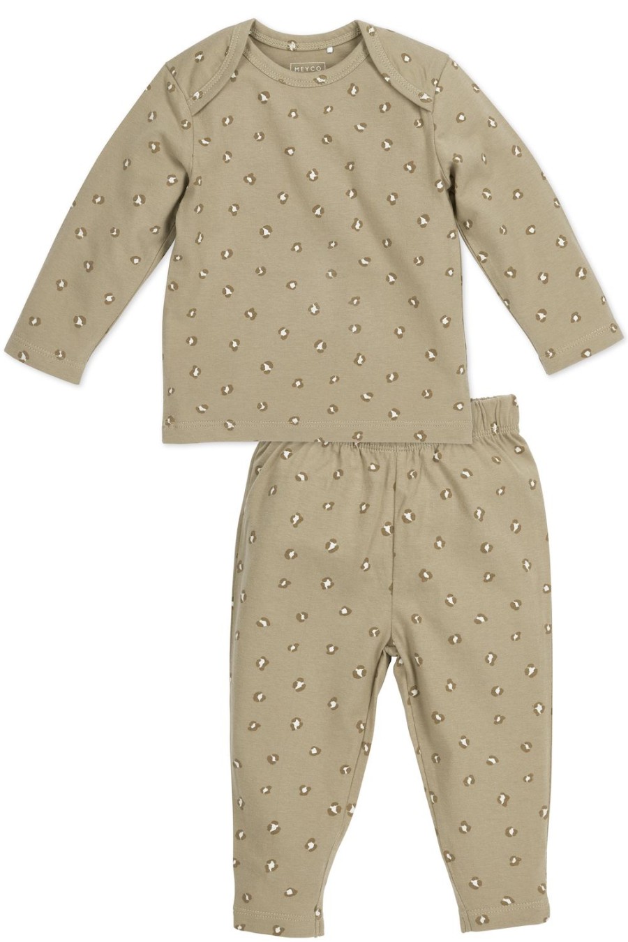 Slapen Meyco Baby | Baby Pyjama Mini Panther - Sand - 74/80