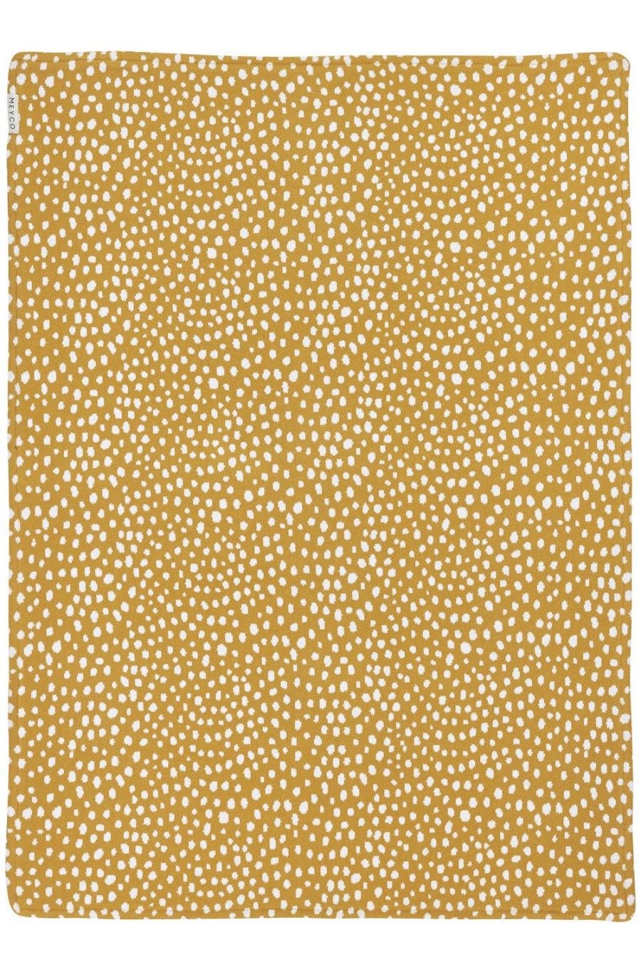 Slapen Meyco Baby | Wiegdeken Cheetah Velvet - Honey Gold - 75X100Cm