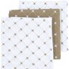 Verzorgen Meyco Baby | Hydrofiele Doeken 3-Pack Louis - Taupe - 70X70Cm