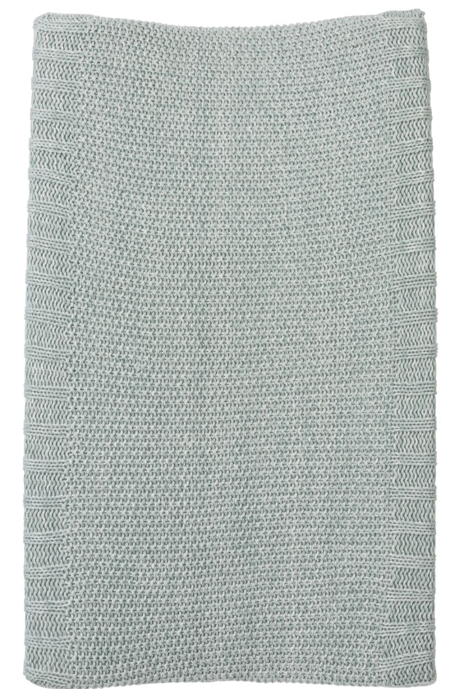 Verzorgen Meyco Baby | Aankleedkussenhoes Relief Mixed - Stone Green - 50X70Cm