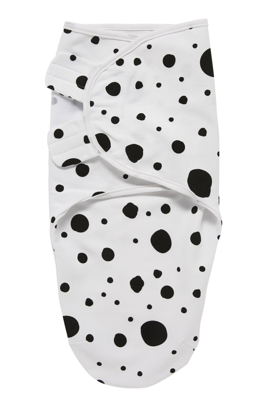 Slapen Meyco Baby | Swaddlemeyco Inbakerdoek Dots - Black - 0-3 Maanden