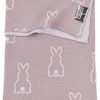 Slapen Meyco Baby | Wiegdeken Rabbit - Lilac - 75X100Cm