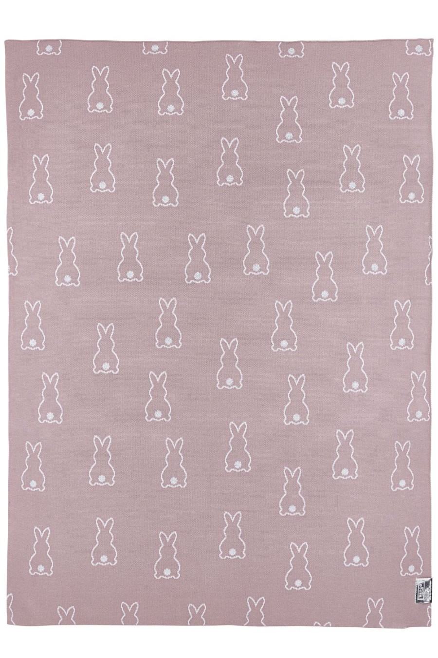 Slapen Meyco Baby | Wiegdeken Rabbit - Lilac - 75X100Cm