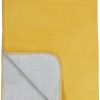 Slapen Meyco Baby | Ledikant Deken Double Face - Honey Gold/Grey Melange - 100X150Cm