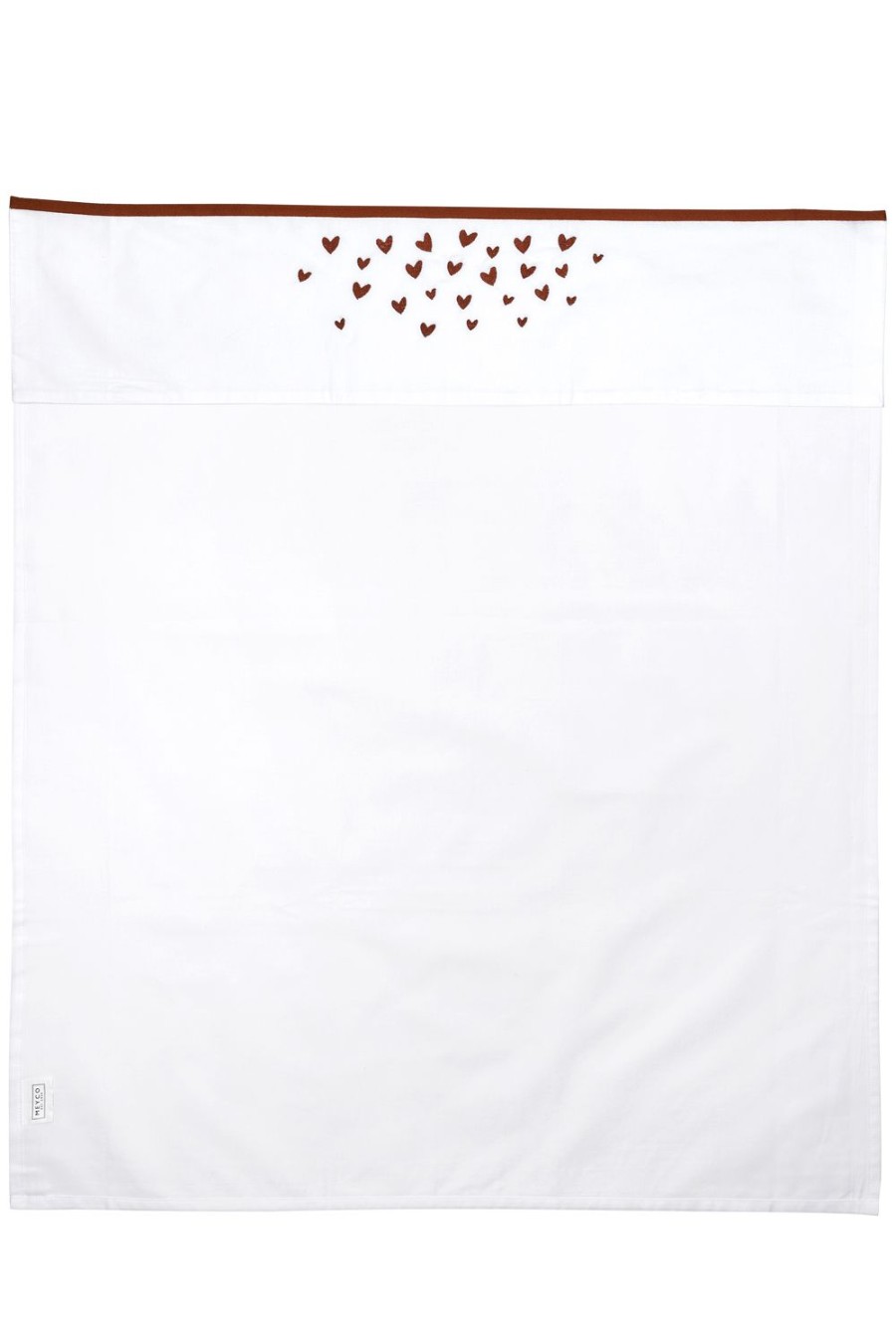 Slapen Meyco Baby | Wieglaken Hearts - Camel - 75X100Cm