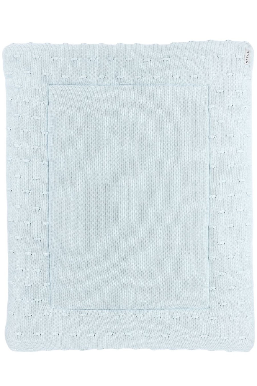 Thuis Meyco Baby | Boxkleed Knots - Light Blue - 77X97Cm