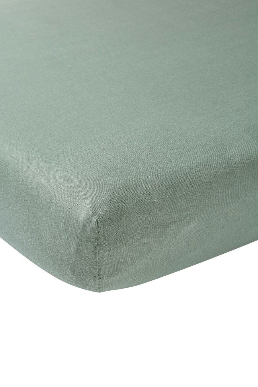 Thuis Meyco Baby | Hoeslaken Boxmatras Uni - Stone Green - 75X95Cm