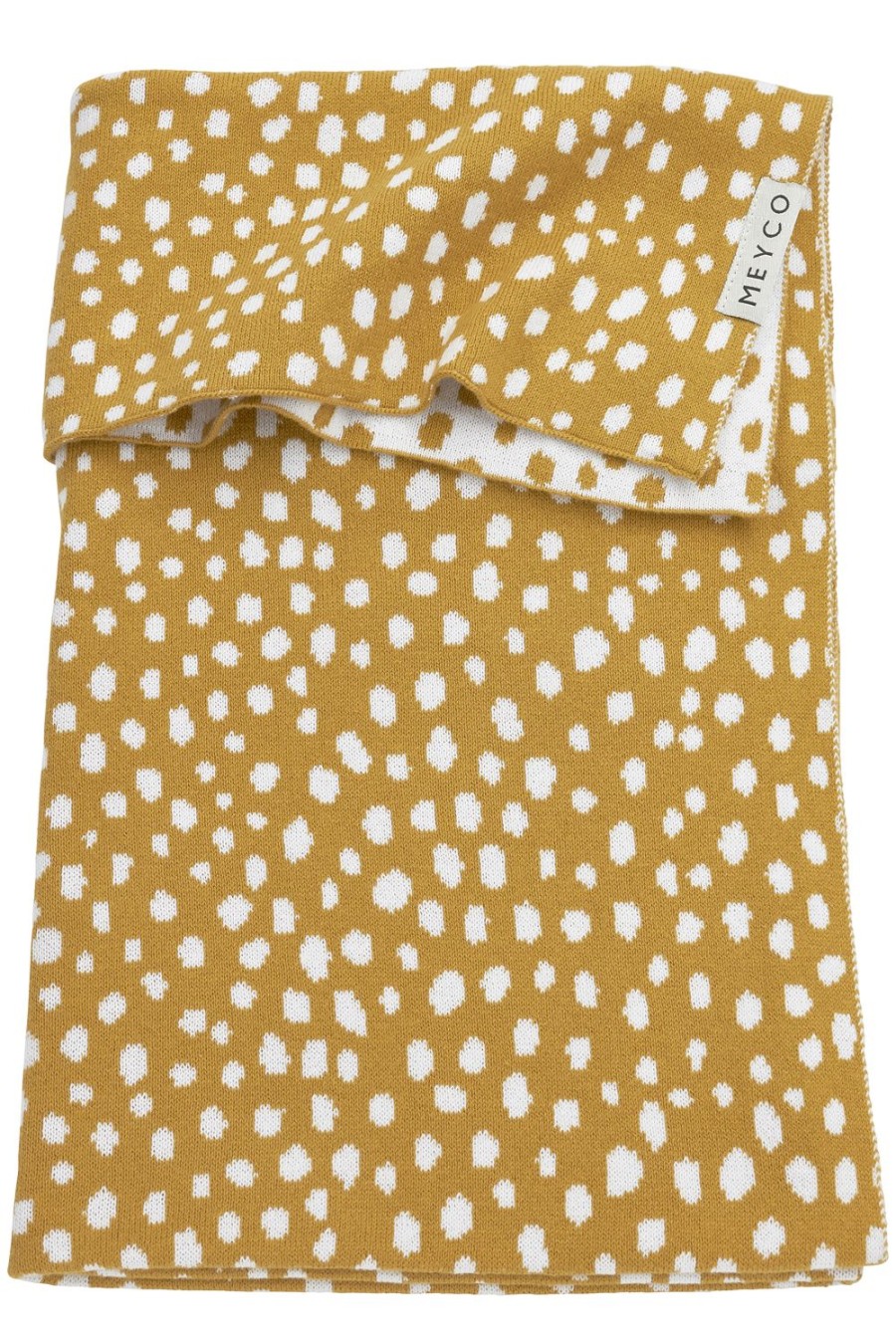 Slapen Meyco Baby | Wiegdeken Cheetah - Honey Gold - 75X100Cm