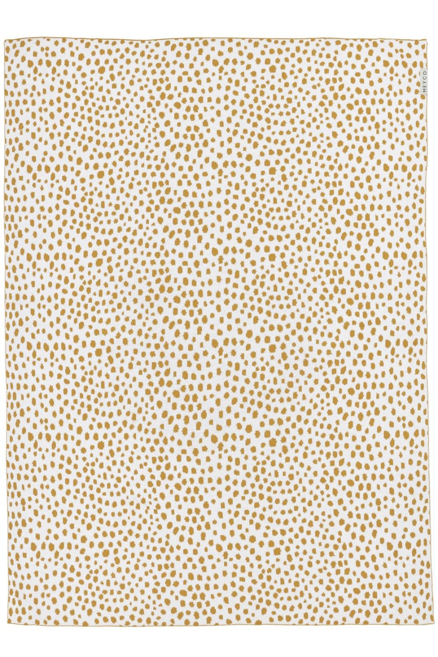 Slapen Meyco Baby | Wiegdeken Cheetah - Honey Gold - 75X100Cm