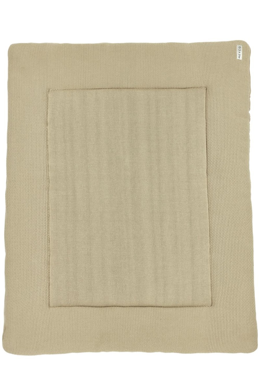 Thuis Meyco Baby | Boxkleed Biologisch Mini Relief - Sand - 77X97Cm