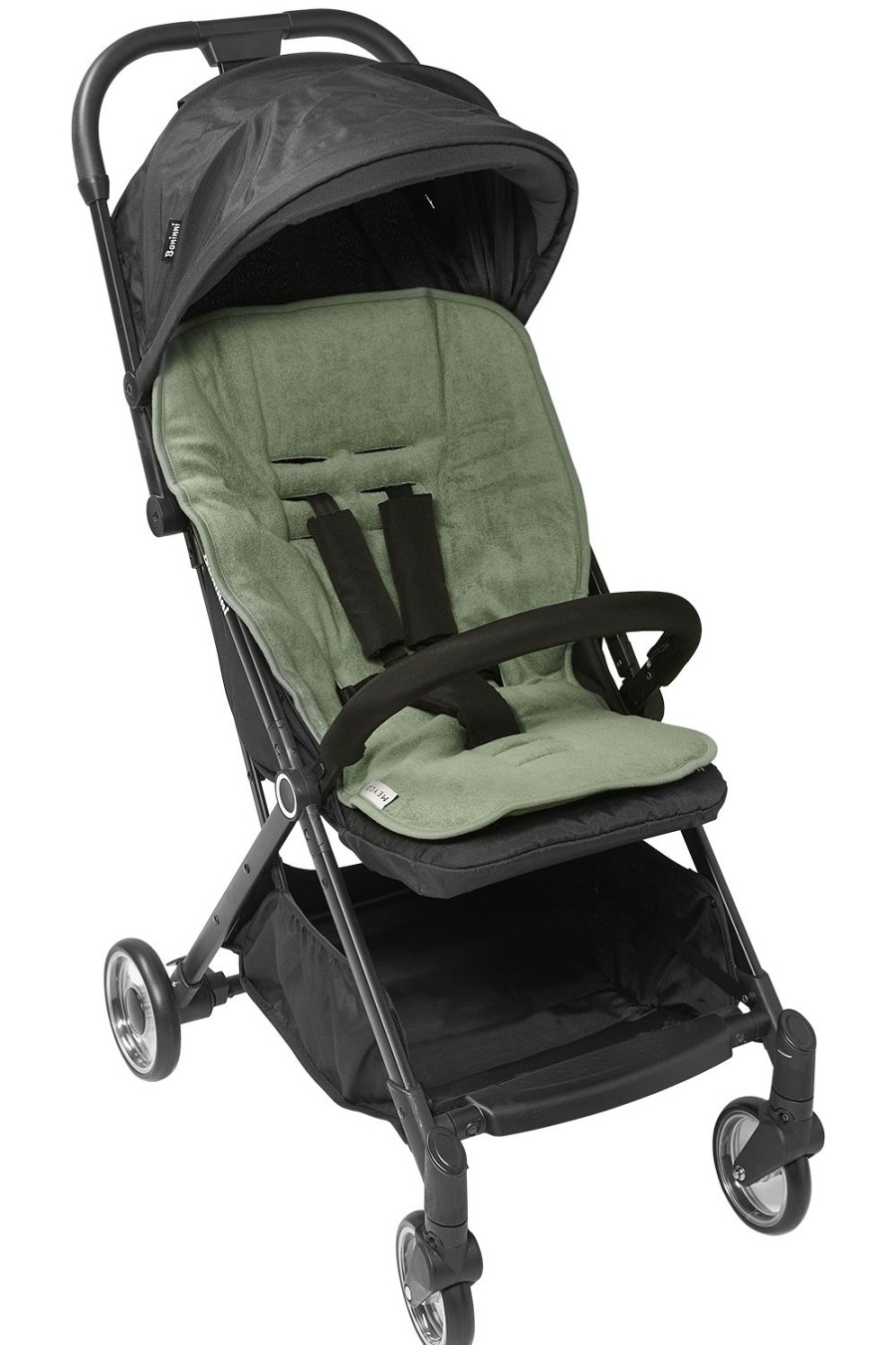 Onderweg Meyco Baby | Buggy Inlegger Badstof Uni - Forest Green