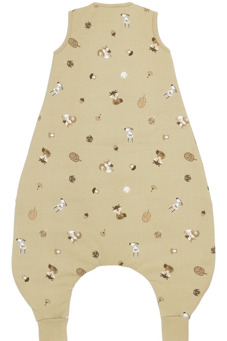 Slapen Meyco Baby | Baby Winter Slaapoverall Jumper Forest Animals - Sand - 104Cm