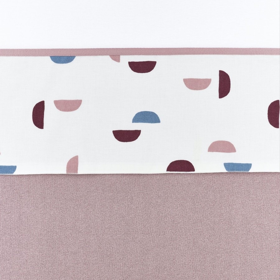 Slapen Meyco Baby | Wieglaken Shapes - Lilac - 75X100Cm