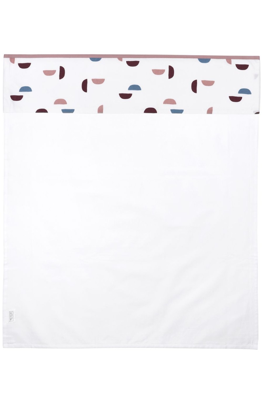 Slapen Meyco Baby | Wieglaken Shapes - Lilac - 75X100Cm