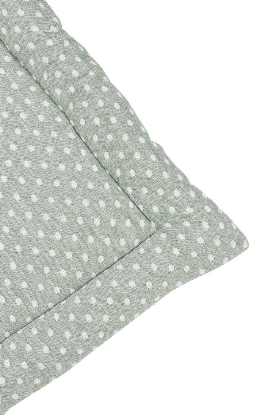 Thuis Meyco Baby | Boxkleed Little Dots - Forest Green - 80X100Cm