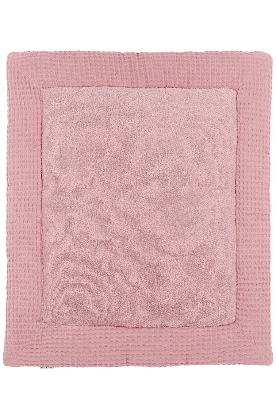 Thuis Meyco Baby | Boxkleed Wafel Teddy - Old Pink - 80X100Cm