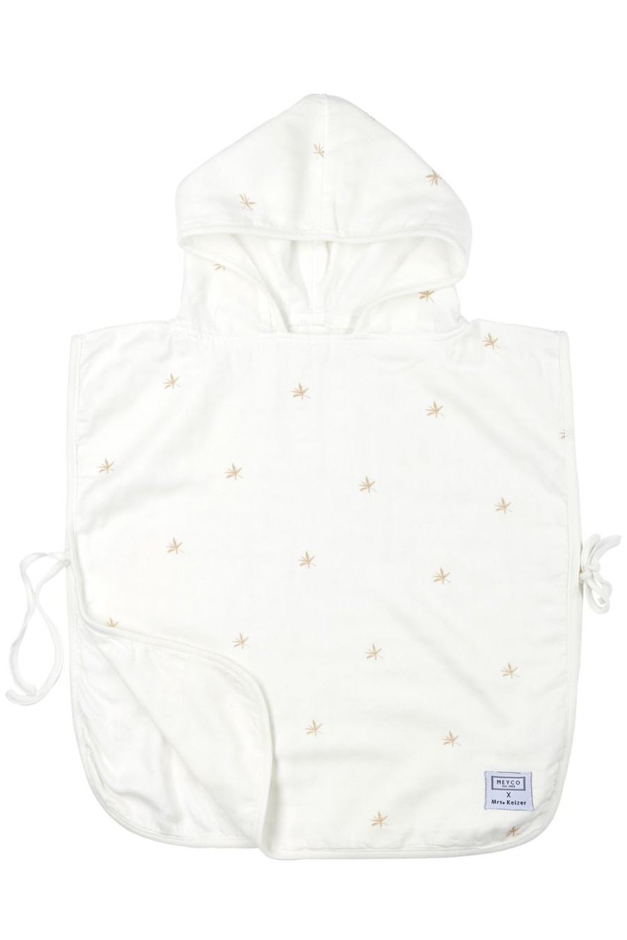 Verzorgen Meyco Baby | Badponcho Bamboe Hydrofiel Ibiza - Warm Sand - 3-5 Jaar