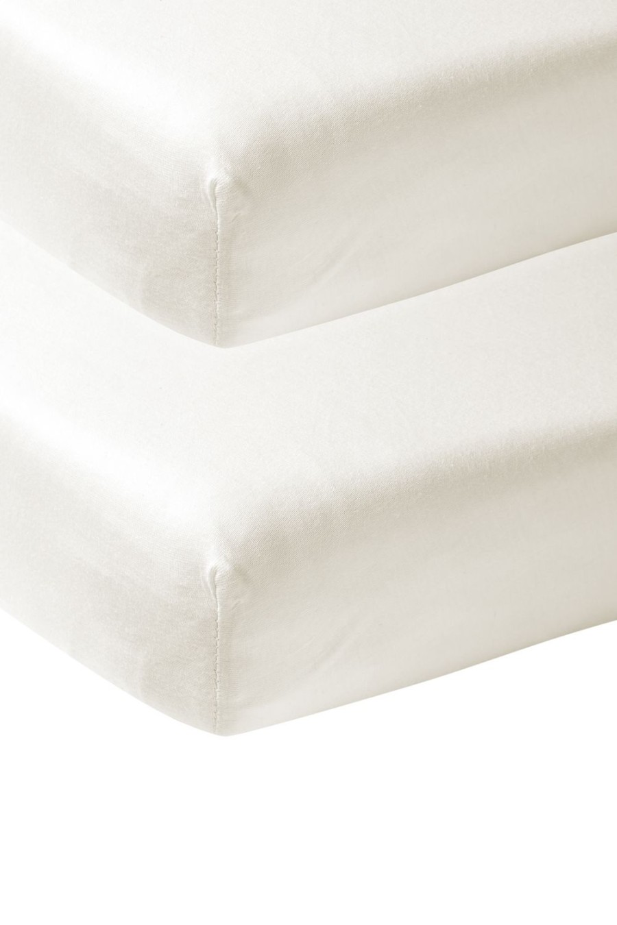 Slapen Meyco Baby | Hoeslaken Co-Sleeper 2-Pack Uni - Offwhite - 50X90Cm