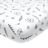 Slapen Meyco Baby | Hoeslaken Wieg Floral - Multicolour - 40X80/90Cm