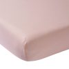 Slapen Meyco Baby | Hoeslaken Ledikant Uni - Old Pink - 60X120Cm