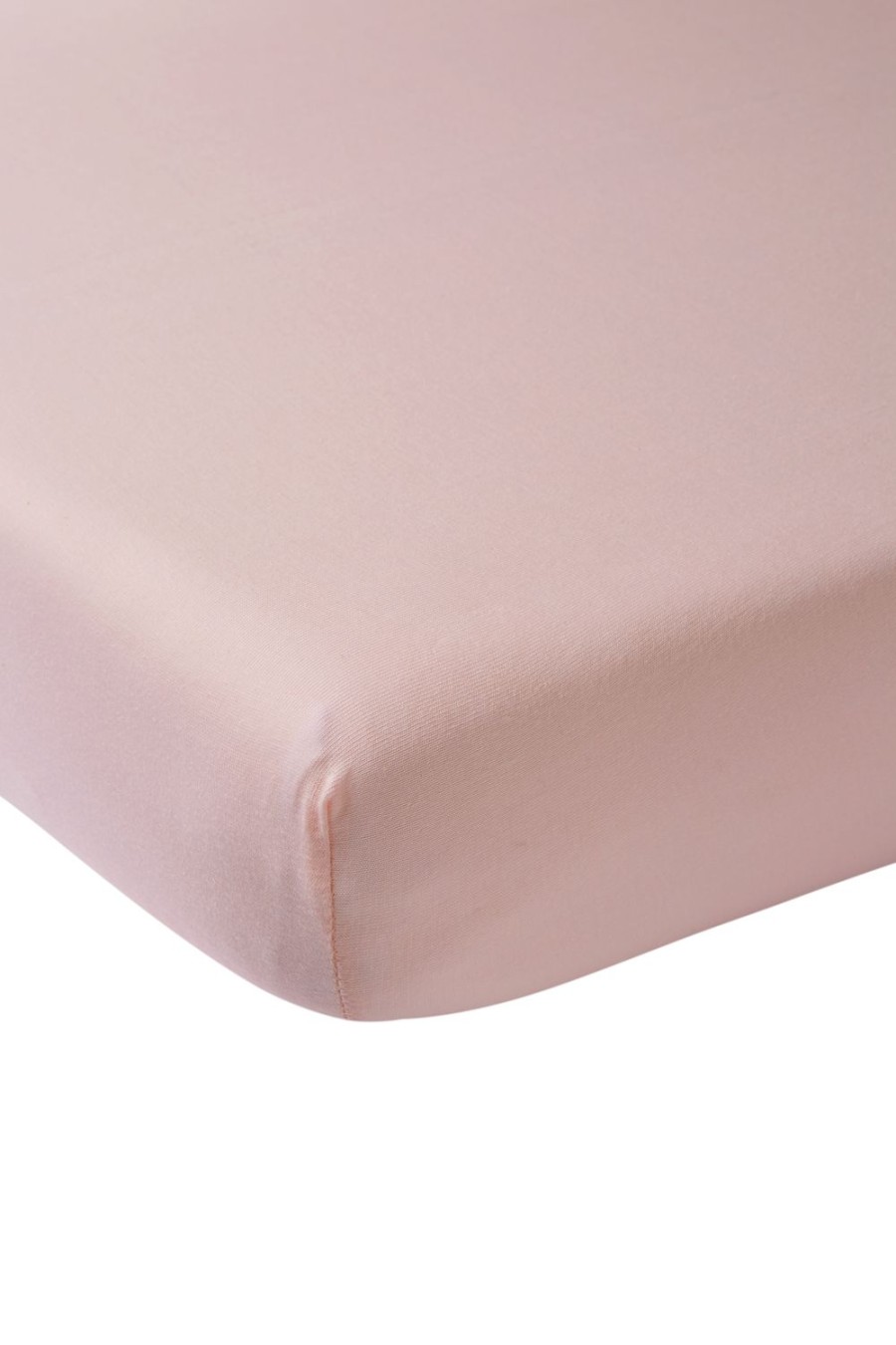 Slapen Meyco Baby | Hoeslaken Ledikant Uni - Old Pink - 60X120Cm