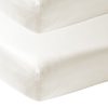 Slapen Meyco Baby | Hoeslaken Juniorbed 2-Pack Uni - Offwhite - 70X140/150Cm