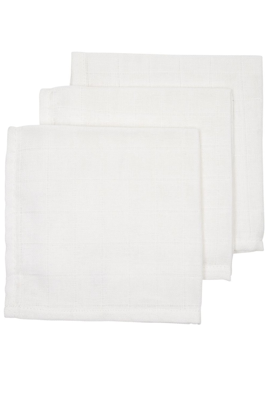 Verzorgen Meyco Baby | Monddoekjes 3-Pack Hydrofiel Uni - White - 30X30Cm