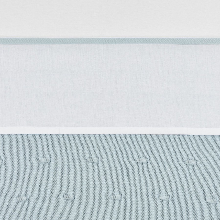 Slapen Meyco Baby | Ledikant Laken Bies - Light Blue - 100X150Cm