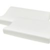 Verzorgen Meyco Baby | Aankleedkussenhoes 2-Pack Badstof Uni - White - 50X70Cm